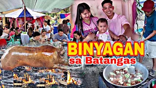 BINYAGAN sa BATANGAS + 1st Birthday Celebrations | Nagkatay ng Dalawang Baboy Handaan sa Batangas