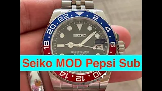 Check this #SEIKO #submariner #pepsi on #jubilee bracelet WELL EXECUTED! BUY NOW