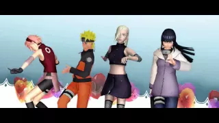 [MMD] Naruto,Sakura,Ino and Hinata - Bad End Night (english)