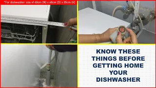 CHECKLIST BEFORE BUYING A DISHWASHER - 5 important things