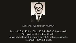 Chernobyl - Official list of direct deaths