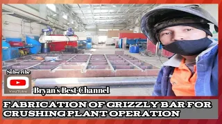 Fabrication of Grizzly bar structure component for Crushing Solution and Operation