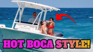 BOCA INLET ON FIRE | STUNNING BOATS AND GIRLS | BOATS VS WAVES