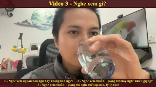 Video 3 - Nghe Xem Gì? (Trong LỘ TRÌNH NGHE XEM TỰ NHIÊN cho các bé bắt đầu từ sớm )