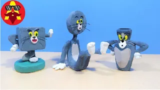 Making Tom and Jerry funny looking | Sculpting with clay | Apnod