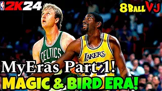 NBA 2K24 MyEras Part 1! Magic & Bird Era!