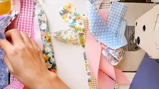 Beautiful Transfomation Of Scrap Fabric Will Amaze You | Left-over Fabric  /Old Jeans