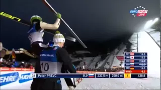 Peter Prevc WORLD RECORD 250M Vikersund 2015