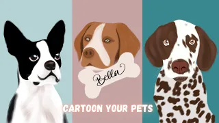 Make Digital Illustration of Your Pet | Procreate Tutorial