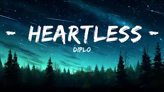 [1HOUR] Diplo - Heartless (Lyrics) ft. Morgan Wallen | The World Of Music