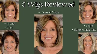 Review of 5 Wigs: Portrait Mode, Editor's Pick Elite, Click, French, and Night