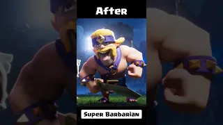 Barbarian Transformation - clash of clans #shots #barbarian #superbarbarian #coc #clashofclans