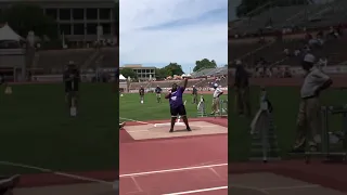 Texas UIL State Shot Put 2A Winning Throw