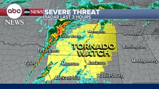 Dangerous tornado threat in southern US