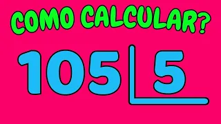 COMO CALCULAR 105 DIVIDIDO POR 5?| Dividir 105 por 5