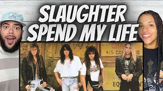 FIRST TIME HEARING Slaughter -  Spend My Life REACTION