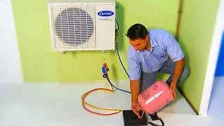 R410A - Vacuum, Nitrogen Test and Refrigerant Charge - Air Conditioning Split