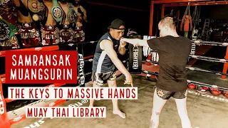 Muay Maat Legend Samransak Muangsurin Keys to Massive Hands (trailer) | Muay Thai Library