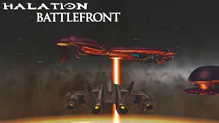 Halation Battlefront - Space Battle - UNSC - Star Wars Battlefront Mod