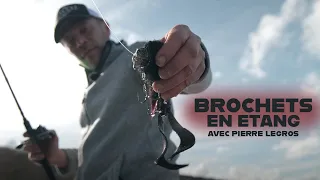 Pêche du brochet au leurre en étang avec Pierre Legros