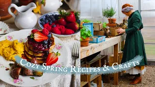 Cozy Spring Recipes and Fantasy Inspired Crafts 🍰 1.5 Hour Compilation 🌷 Country Life ASMR