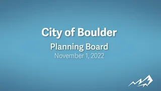 11-1-22 Planning Board Meeting