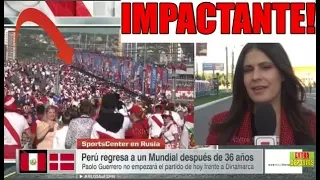 IMPRESIONANTE! Gran Cantidad de Afición Peruana en las Calles de Rusia deja sorprendida a la Prensa