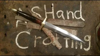 Forging an Awesome dagger from rusty file