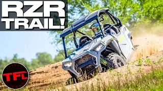 Here's Why The "Baby" 2022 Polaris RZR Trail Is Much More Beastly Than It Looks!
