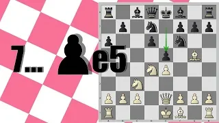 #5 Сицилианская защита за белых. Вариант Найдорфа 7...e7-e5