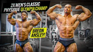 2x Classic Physique Olympia Champion Breon Ansley | Breon Hits PR on Curls!