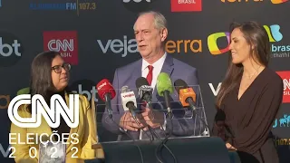 Ciro Gomes fala a repórteres antes do início do debate entre presidenciáveis | CNN 360º