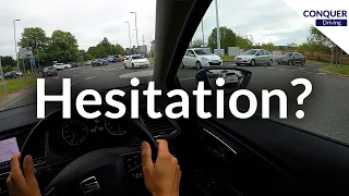 What is Hesitation on The Driving Test in Great Britain