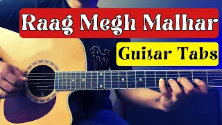 RaaG Megh Malhar On Guitar | Easy Guitar Tabs For Beginners