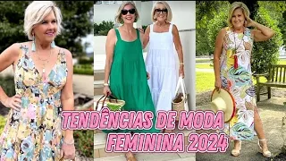 tendências de Moda feminina 2024 inspirações de looks