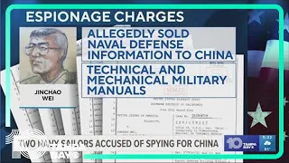 Two US Navy sailors accused of spying for China