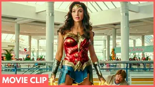 Wonder Woman Shopping Mall Fight Scene | WONDER WOMAN 1984 (2020) Movie CLIP HD