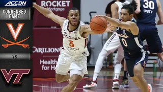 Virginia vs. Virginia Tech Condensed Game | 2020-21 ACC Men's Basketball