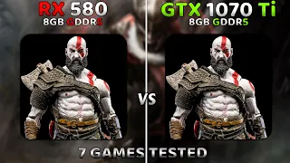RX 580 vs GTX 1070 Ti | How Big is The Difference?