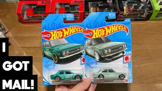 I GOT THE HOT WHEELS DATSUN 510 SUPER TREASURE HUNT!! NEW GMC JIMMY / CHEVY BLAZER M2 MACHINES!!