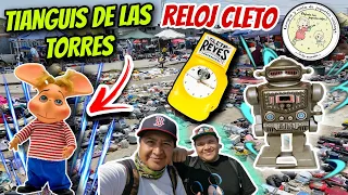 chachareando en el tianguis de las torres guante reloj ,robot de lamina #tianguis #swapmeet