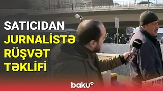 Qanundan qaçan satıcı : 100 manat ver, çörək yesinlər - BAKU TV