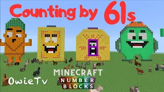 Counting by 61s Song Numberblocks Minecraft | Skip Counting by 61 | Math and Number Song for Kids