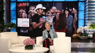 Ellen and Brad Paisley Pump Up Fans for the 2017 CMAs!