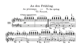 E. Grieg - Lyric Pieces, Op. 43 no. 6  To The Spring