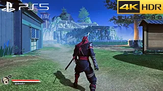 Aragami 2 (PS5) HDR 4K Gameplay - 3rd Person Stealth Assassin Game