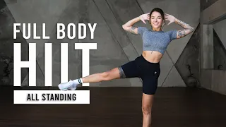 All Standing Fat Burning Workout | 40 Min Full Body HIIT (No Jumping & Beginner Friendly)