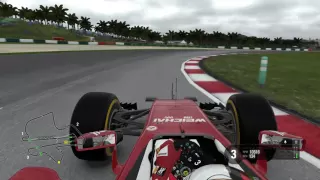 F1 2016 Gameplay - Sebastian Vettel Malaysia Onboard