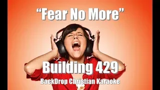 Building 429 "Fear No More" BackDrop Christian Karaoke