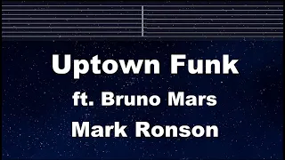 Practice Karaoke♬ Uptown Funk ft. Bruno Mars - Mark Ronson 【With Guide Melody】 Instrumental, BGM